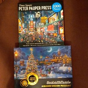 Jigsaw Puzzles, Two 1000 Piece Puzzles